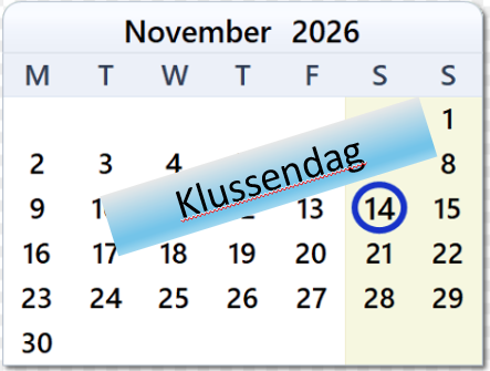 klussendatum